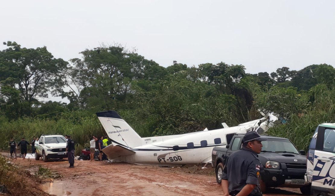 Corpos de vítimas de queda de avião no Amazonas vão para Manaus