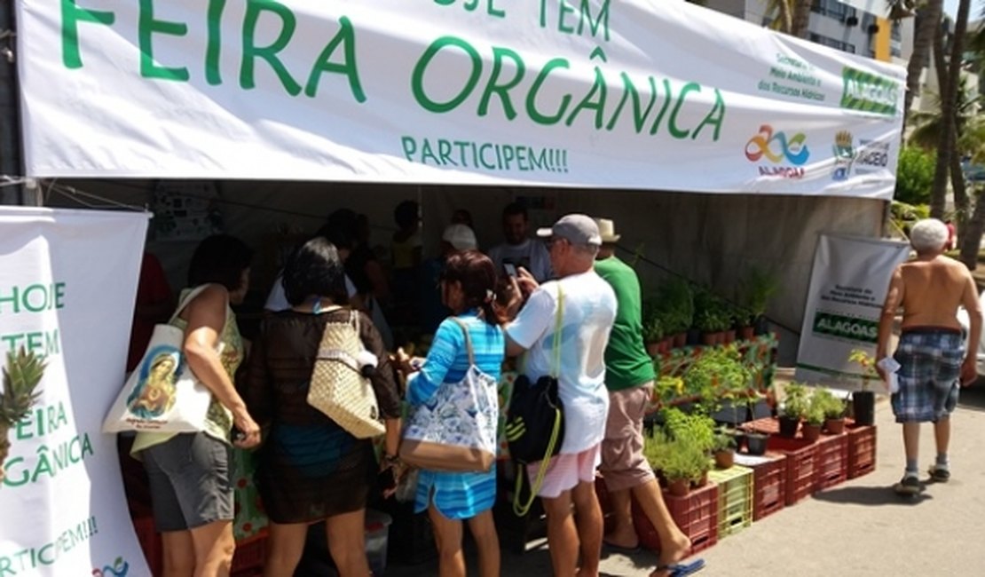 Feira Orgânica da Semarh acontece neste domingo (18) na Ponta Verde
