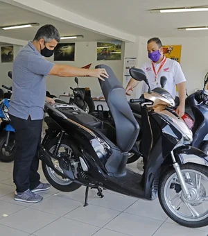 Venda de motos dispara em Maceió na reta final de 2021
