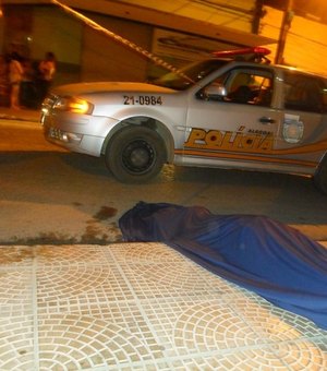 Usuário de drogas é executado a tiros na área central de Arapiraca