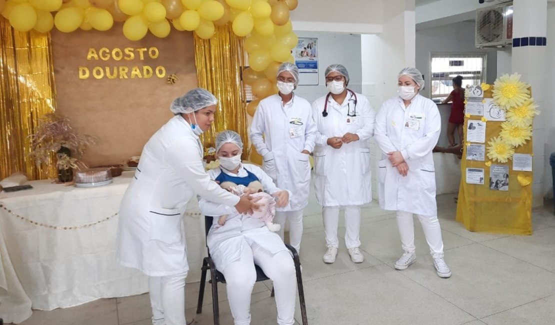 Unidades de Saúde iniciam campanha de amamentação do Agosto Dourado