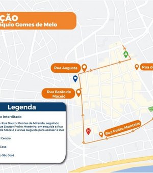 Ruas em Maceió serão interditadas neste domingo (10) para procissão anual