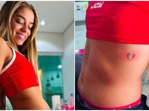 Key Alves vira piada após errar bandeira do México em tatuagem