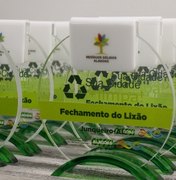 Municípios recebem homenagem pelo encerramento dos lixões em Alagoas