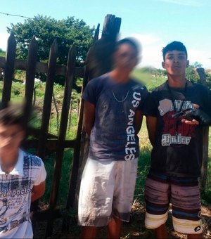 Adolescentes envolvidos em disparos em via pública são detidos pela Rocam