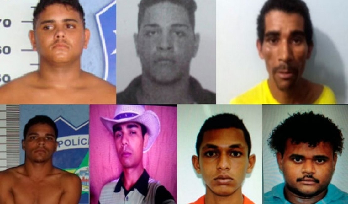 Polícia Civil identifica os sete presos fugitivos do Code