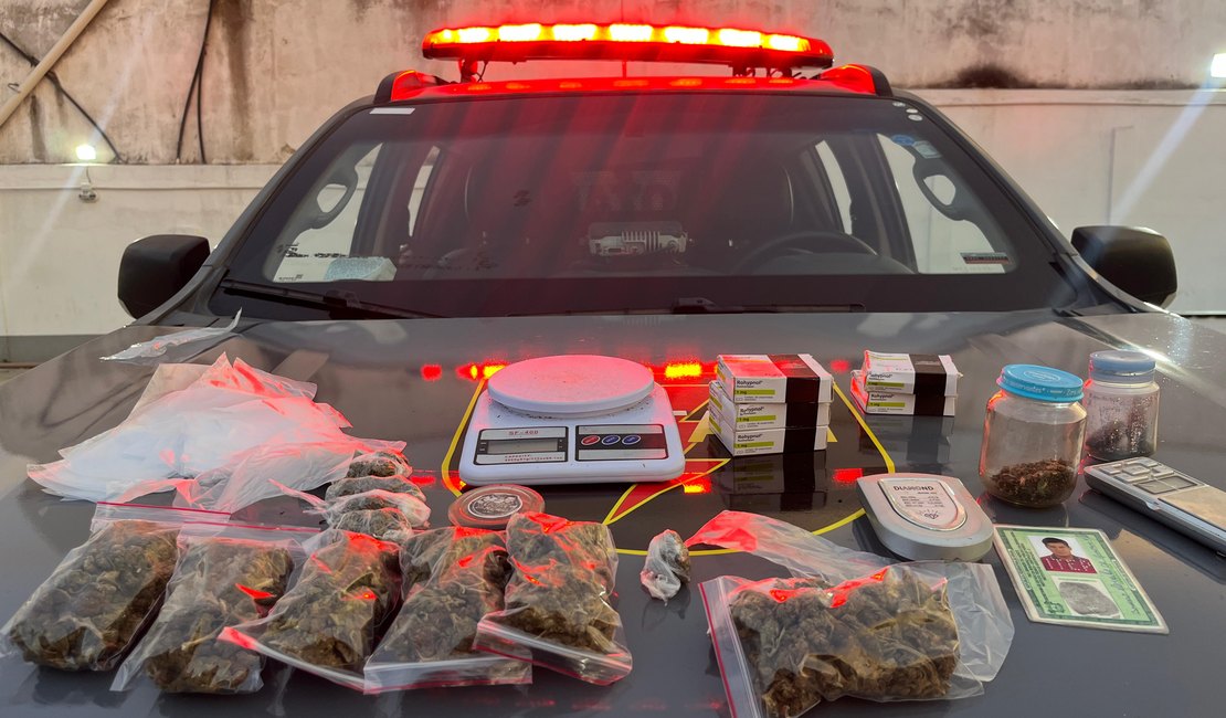 Homem é preso por tráfico de drogas no bairro de Antares