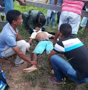 Acidente envolvendo caminhão e moto deixa homem ferido no Passo de Camaragibe