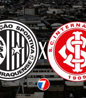 ASA pega o Inter-RS em Arapiraca pela 1ª fase da Copa do Brasil/2024