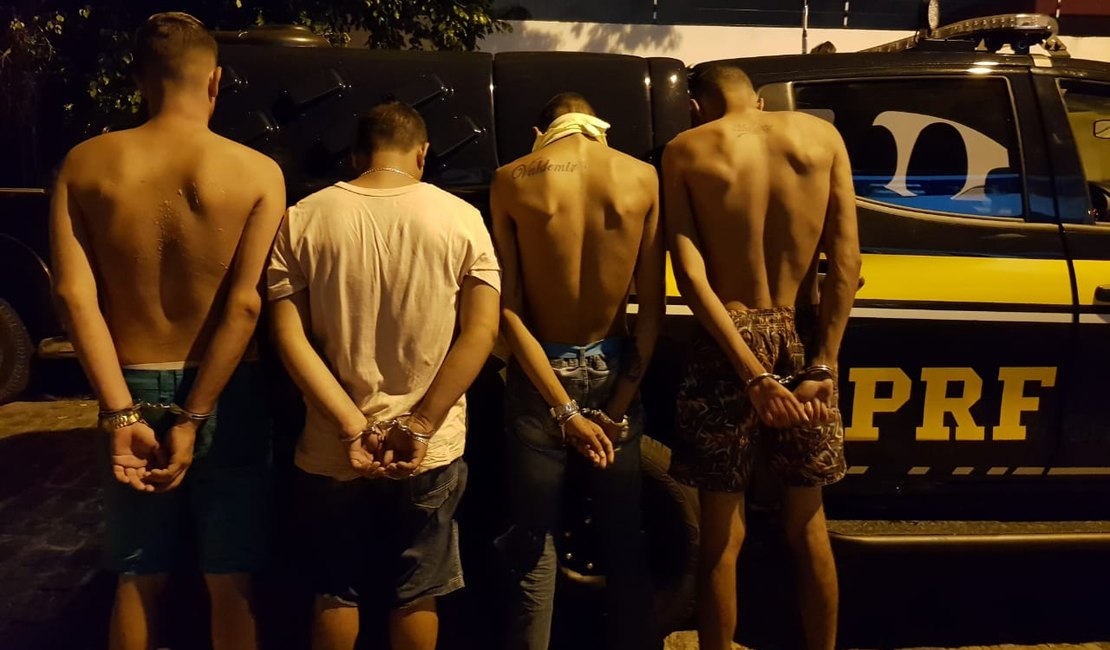 PRF prende homens por porte ilegal de armas e tráfico de drogas em Pilar