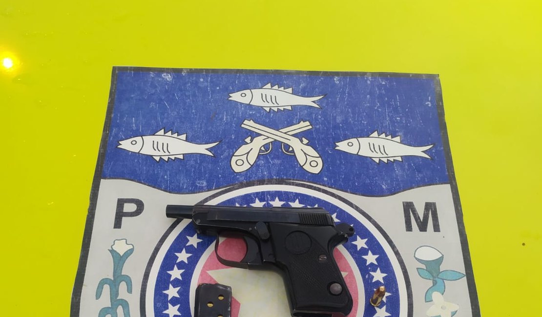 Homem é preso por porte ilegal de arma de fogo, em Coruripe
