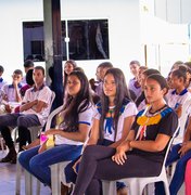 Estudantes indígenas de Porto Real do Colégio participam de atividade da Semana do Jovem Eleitor