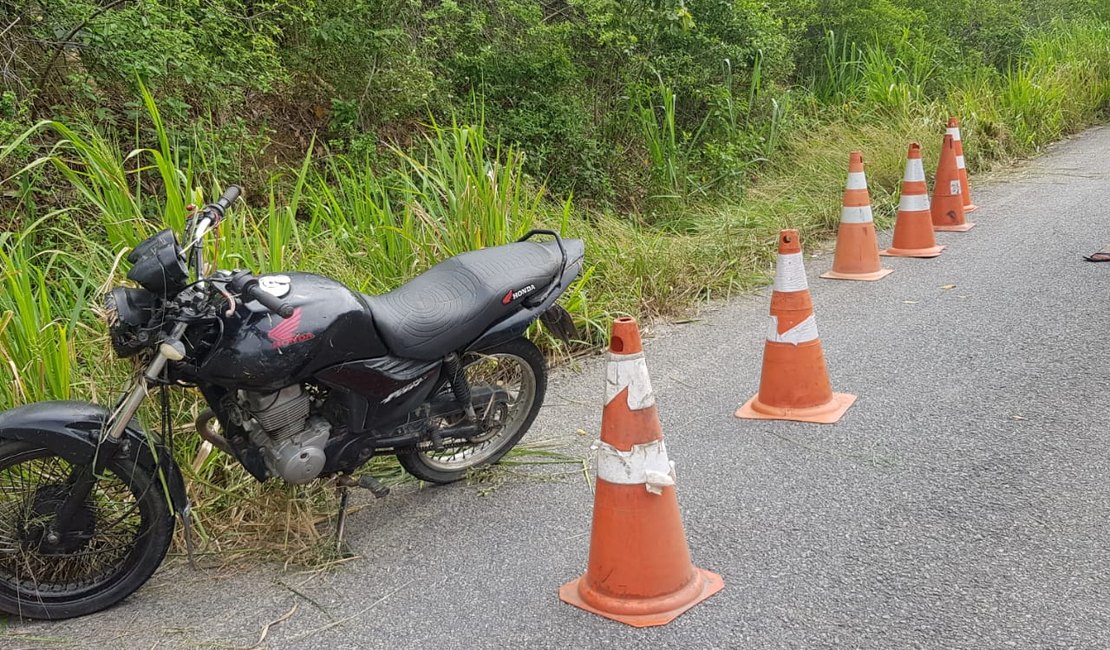 Homem perde o controle de motocicleta e morre na cidade de Boca da Mata