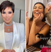 Kris Jenner apoia noivado de Kourtney Kardashian e Travis Barker: 'Feitos um para o outro'