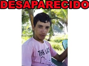 Familiares procuram jovem desaparecido em Pontal do Peba