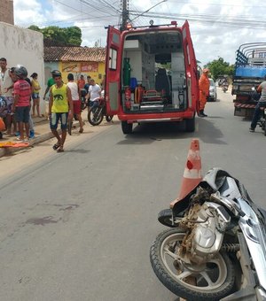 Após assalto, vítima sofre acidente ao colidir com outra moto em alta velocidade