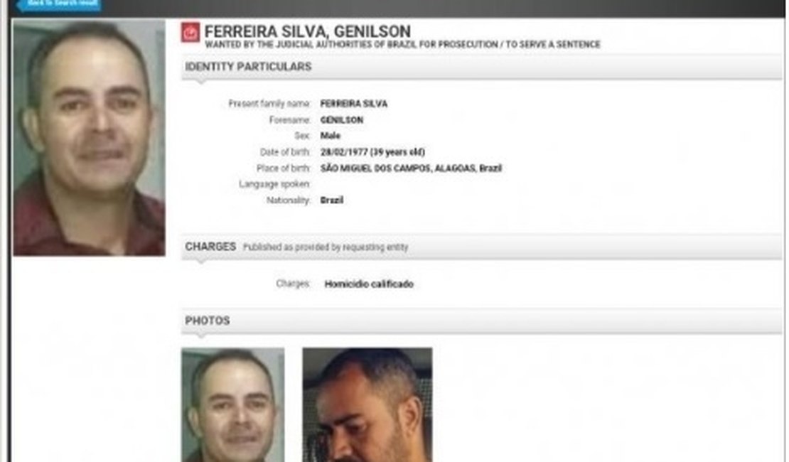 Acusado de assassinar operadora de caixa em Penedo é deportado para o Brasil