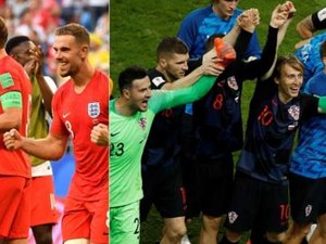 Croácia e Inglaterra disputam hoje segunda vaga para final da Copa