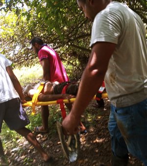 Idoso é encontrado debilitado em matagal na zona rural de Arapiraca