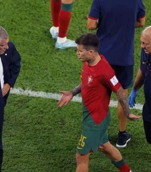 Portugal pode ter duas baixas para o jogo contra o Uruguai na Copa do Mundo