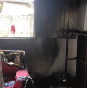 Residência é atingida por incêndio em União dos Palmares