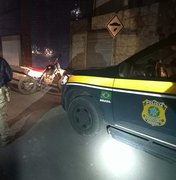 Motociclista é preso pela PRF por adulteração de veículo, em Teotônio Vilela