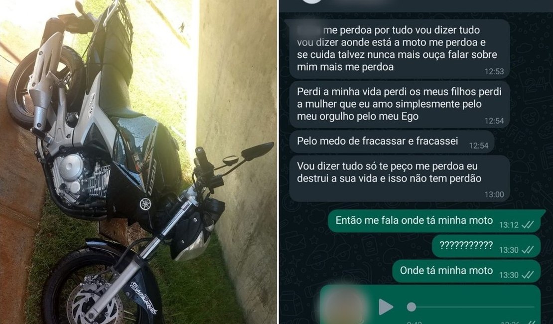 Jovem vai à polícia após noivo cancelar casamento e sumir com moto