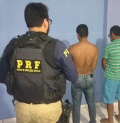 Pai e filho são presos por praticar assaltos de carga em BRs de Alagoas