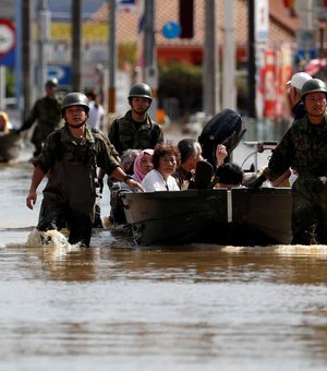 Catástrofe meteorológica deixa 224 mortos e 17 desaparecidos no Japão