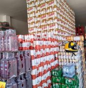 Operação contra sonegação fiscal autua depósito de bebidas em Maceió