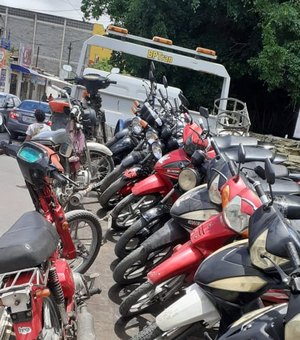 BPRv realiza operações de transito e apreende mais de 20 motocicletas, em Maceió