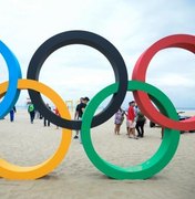 Copacabana ganha escultura de arcos olímpicos a duas semanas dos Jogos
