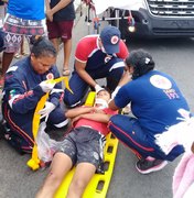 Colisão entre mototaxista e motociclista deixa uma pessoa ferida  