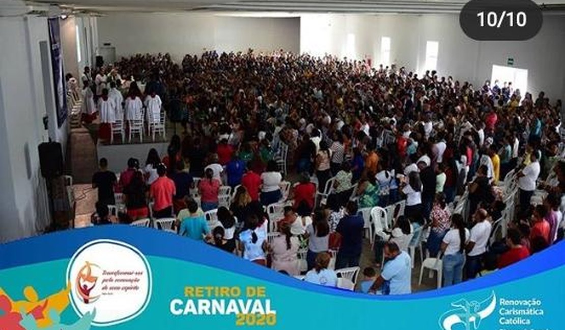 Retiros de Carnaval movimentam comunidade católica em Arapiraca 