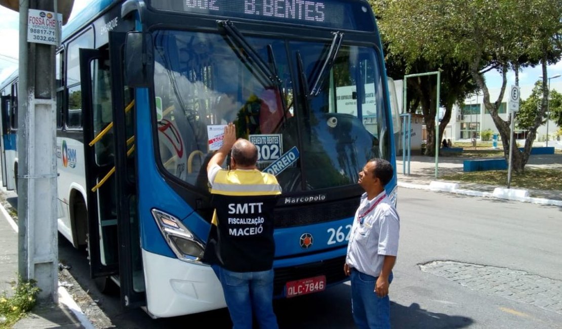 Operação Coletivo Seguro: SMTT autua mais de 10 ônibus por irregularidades