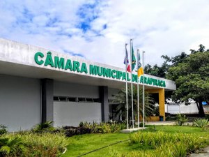 Câmara de Arapiraca convoca vereadores para eleição de nova mesa diretora