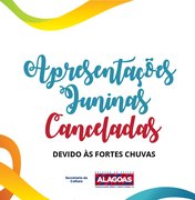 Apresentações juninas no Jaraguá são canceladas devido às fortes chuvas desta quarta-feira (28)