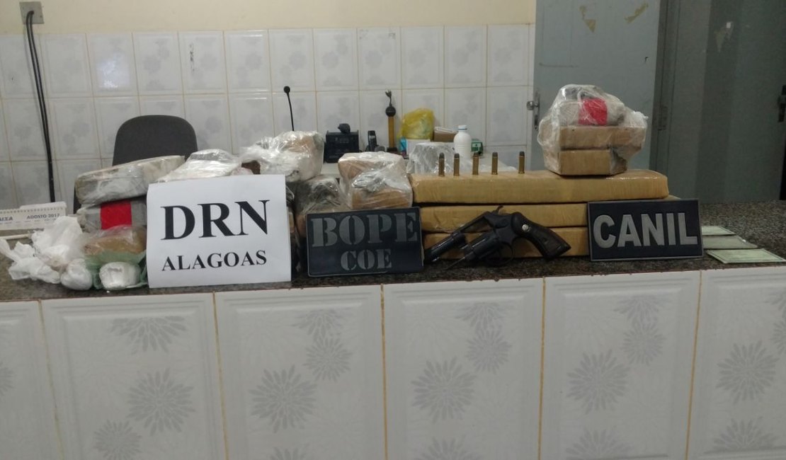 Trio é preso em Sergipe por traficar drogas em Alagoas