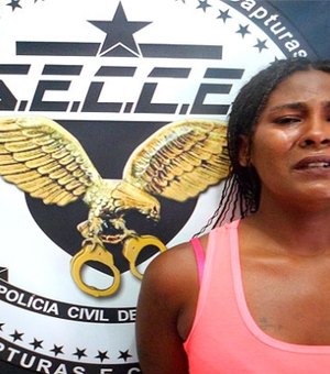 Deic prende 'Nêga Zanza' acusada de assaltos em Maceió