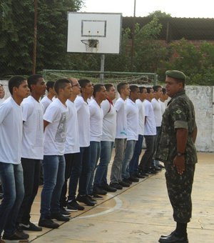 Tiro de Guerra dá início às atividades do Serviço Militar de 2018, em Arapiraca