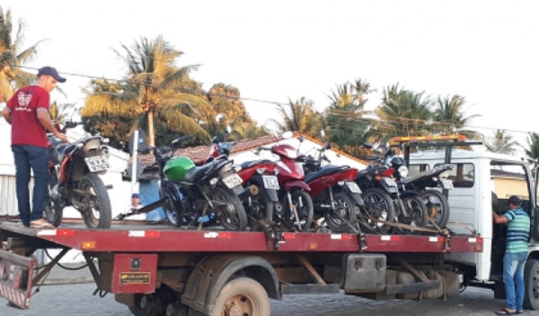 Quatorze veículos são apreendidos durante evento de motociclistas no Agreste