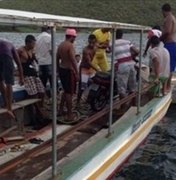 Embarcação naufraga no Rio São Francisco com nove pessoas
