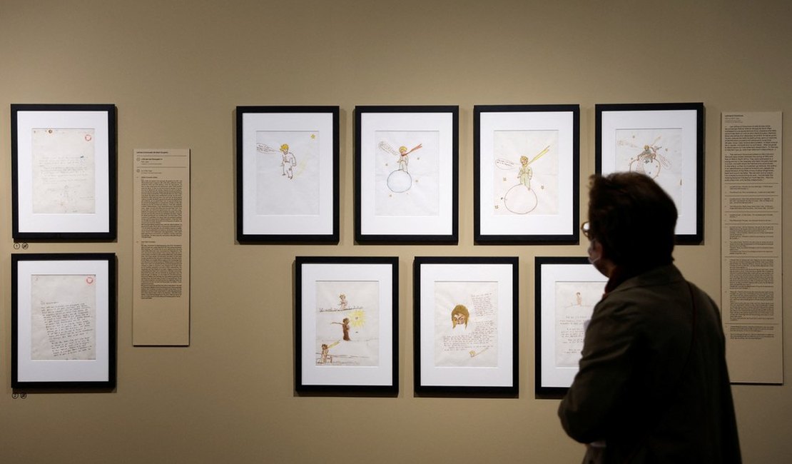 Manuscrito de 'O Pequeno Príncipe' é exposto na França pela primeira vez