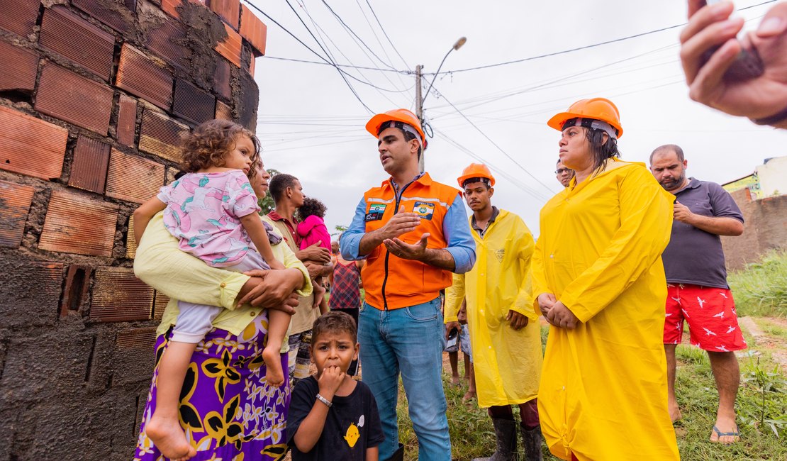 Maceió recebe repasse de R$6,5 milhões do Governo Federal para ajudar famílias afetadas pela chuva