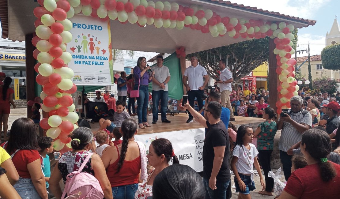 Prefeitura de Feira Grande entrega mais de 3 mil cestas básicas a famílias em situação de vulnerabilidade social