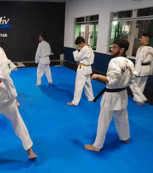 [Vídeo] Atletas arapiraquenses de Taekwondo treinam forte visando Copa Nordeste