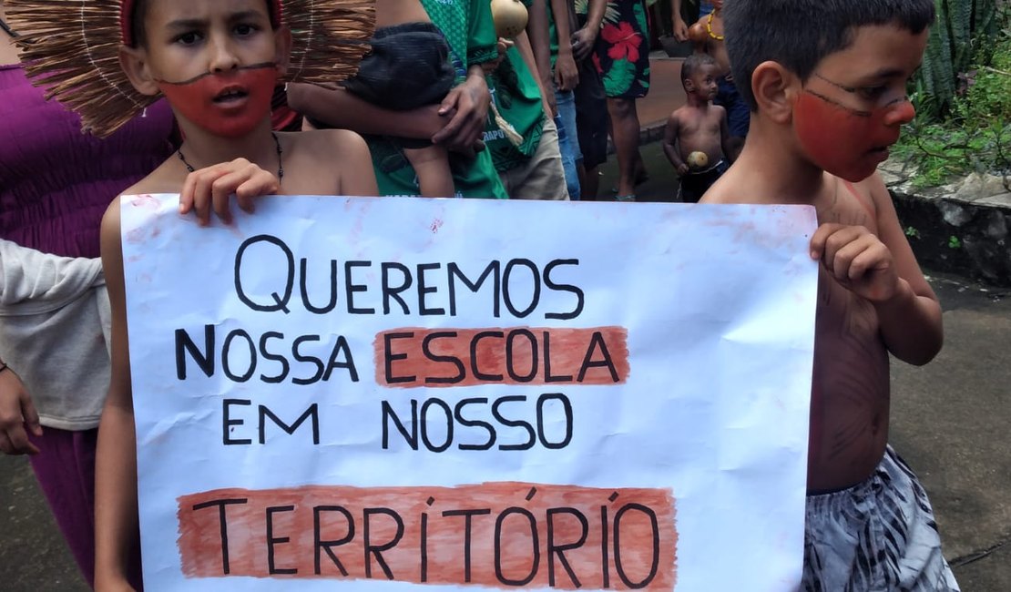 Indígenas Karapotós de São Sebastião ocupam sede da Funai nesta terça-feira (01)