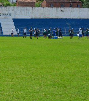 CSA se reapresenta e faz primeiro treino após derrota para o São Bento-SP