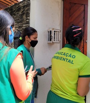 Prefeitura realiza ação educativa sobre cuidados com meio ambiente na Jatiúca