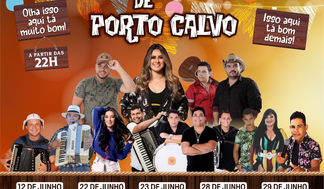 Festas Juninas de Porto Calvo iniciam nesta quarta-feira com muito forró